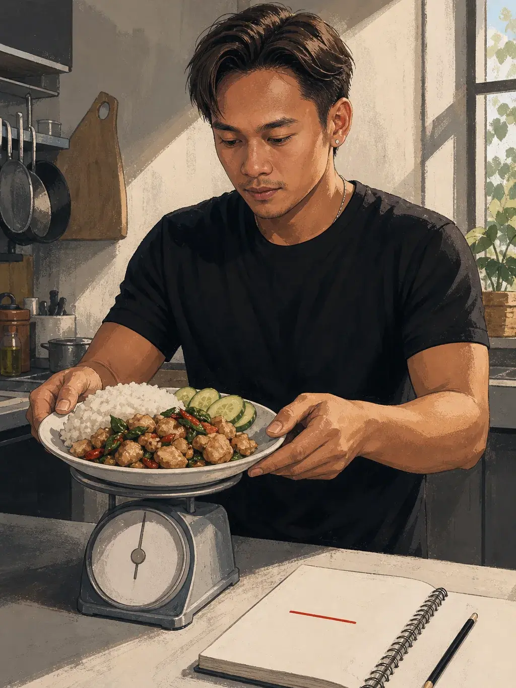 You were never eating enough